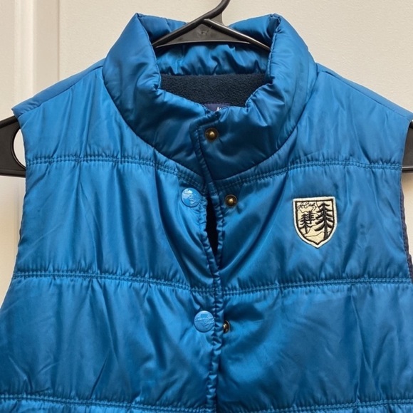 American Eagle vest outfitters woman's size medium like new blue puffer … - Picture 6 of 9